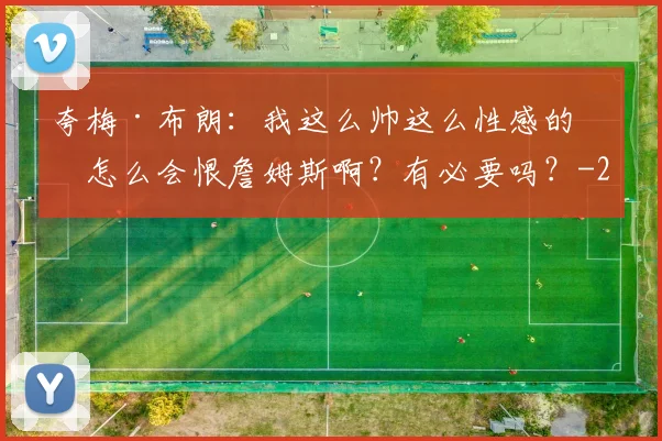 夸梅·布朗：我这么帅这么性感的人怎么会恨詹姆斯啊？有必要吗？