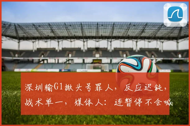 深圳输G1揪头号罪人，反应迟钝，战术单一，媒体人：连暂停不会喊